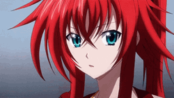 Rias Gremory Huh What Confused Taken A Back GIF