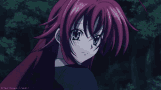 Rias Gremory Wink Tongue Out Cheeky