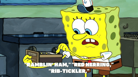 Ribs Tickler Sponge Bob GIF