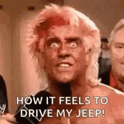 Ric Flair How It Feels To Drive My Jeep GIF
