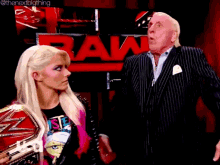 Ric Flair Woo And Smile To Alexa Bliss GIF
