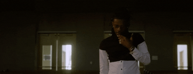 Rich Homie Quan Rubs Hand GIF