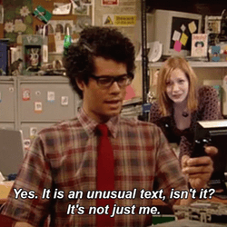 Richard Ayoade Text Adhd GIF