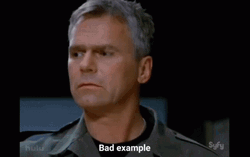 Richard Dean Anderson Bad Example GIF