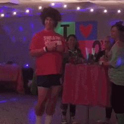 Richard Simmons Dancing In Red Shirt GIF