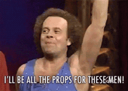Richard Simmons Hands Up GIF