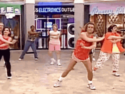Richard Simmons Zumba Exercise GIF