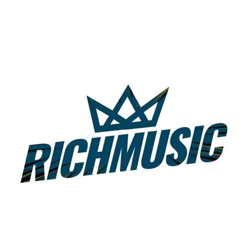 Richmusic Logo With Crown Sticker