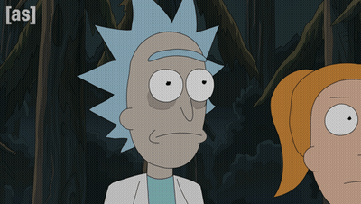 Rick And Morty Cartoon With [ As ] GIF