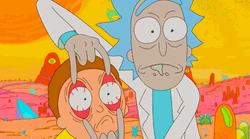 Rick And Morty Eyes Wide Open GIF