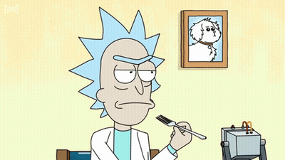 Rick And Morty Fishing With Fish GIF