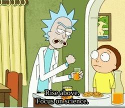 Rick And Morty Focus On Science  GIF
