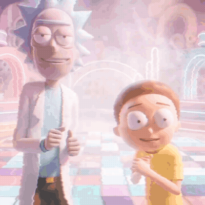 Rick And Morty Giving Thumbs Up GIF