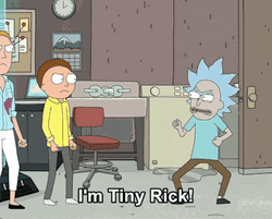Rick And Morty I'm Tiny Rick