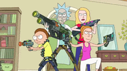 Rick And Morty Ready To Fight GIF
