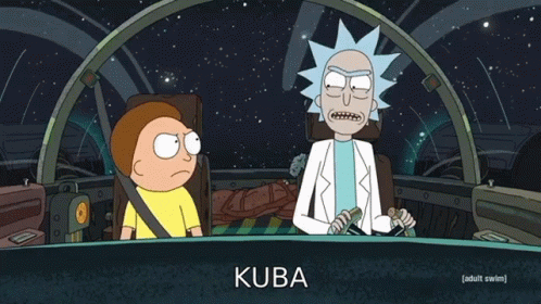 Rick And Morty Sitting In Car Saying When Did You Get So Cocky GIF