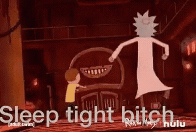Rick And Morty Sleep Tight Bitch GIF