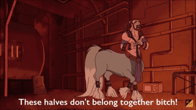 Rick And Morty These Halves Don't Belong Together Bitch GIF