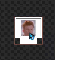 Rick Astley Portrait On Checkered Background Sticker