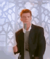 Rick Astley Shaking Dancing In The Beat GIF