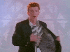 Rick Astley Singing Swaying GIF
