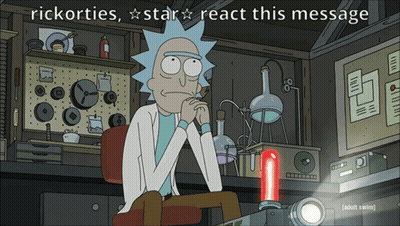 Rick From Rick And Morty Sitting In Lab GIF