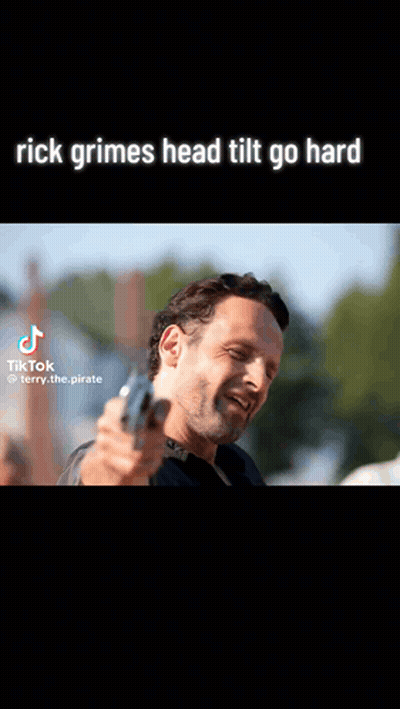 Rick Grimes Pointing Gun GIF