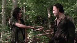 Rick Grimes Walking Dead Friendly With Tara Chambler
