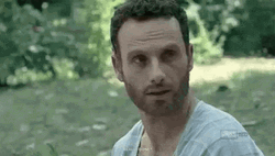 Rick Grimes Walking Dead Hit By Monday Shovel