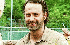 Rick Grimes Walking Dead Smiling And Nodding
