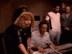 Rick James Blonde Curly Hair GIF