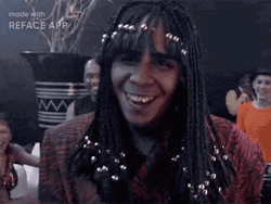 Rick James Happy Laughing GIF