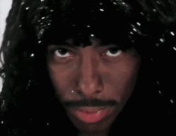 Rick James Staring At You GIF