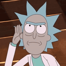 Rick Listening To Something GIF