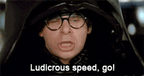 Rick Moranis We Aint Found Ludicrous Speed GIF
