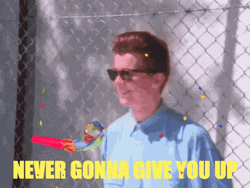 Rick Roll Funny Happy Birthday Meme GIF