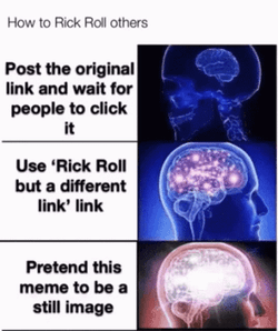 Rick Roll Meme And Human Brain GIF