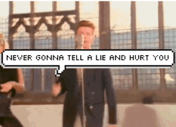 Rick Roll Meme Never Gonna Tell A Lie GIF
