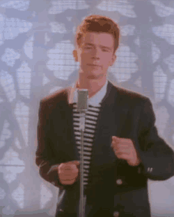 Rick Roll Meme GIF