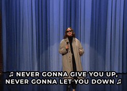 Rick Rolled Maya Rudolph Tonight's Show GIF