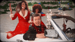 Rick Rolled Rick Astley Christmas GIF