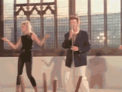Rick Rolled Rick Astley Performance GIF