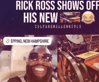 Rick Ross Shows Off New Hampshire Culture GIF