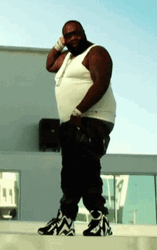 Rick Ross Tries Moonwalk GIF