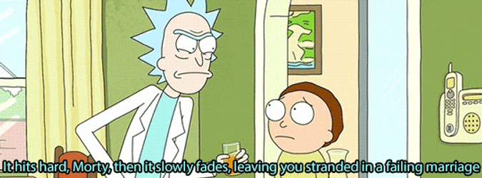 Rick Sanchez Advising Morty Smith GIF