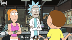 Rick Sanchez Convincing The Boy GIF