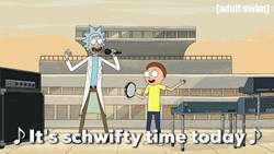 Rick Sanchez Dancing Lively GIF