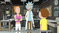 Rick Sanchez Disappeared GIF