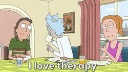 Rick Sanchez Love Therapy GIF