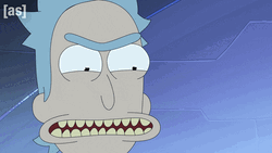 Rick Sanchez Mouth Saw GIF
